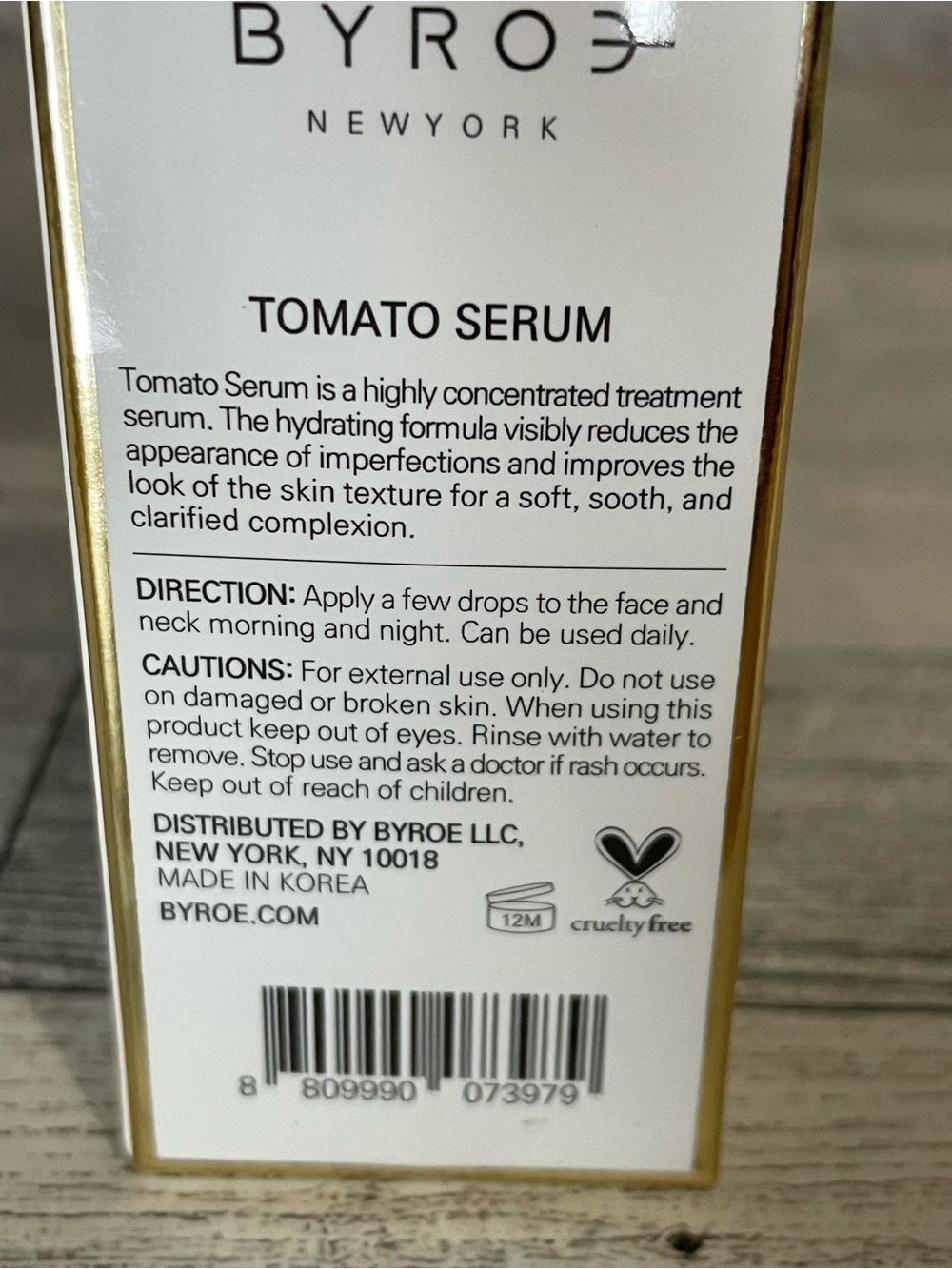 Byroe New York Tomato Firming Serum - New in Box - Picture 4 of 6